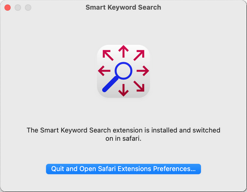 Installer l’extension dans Safari